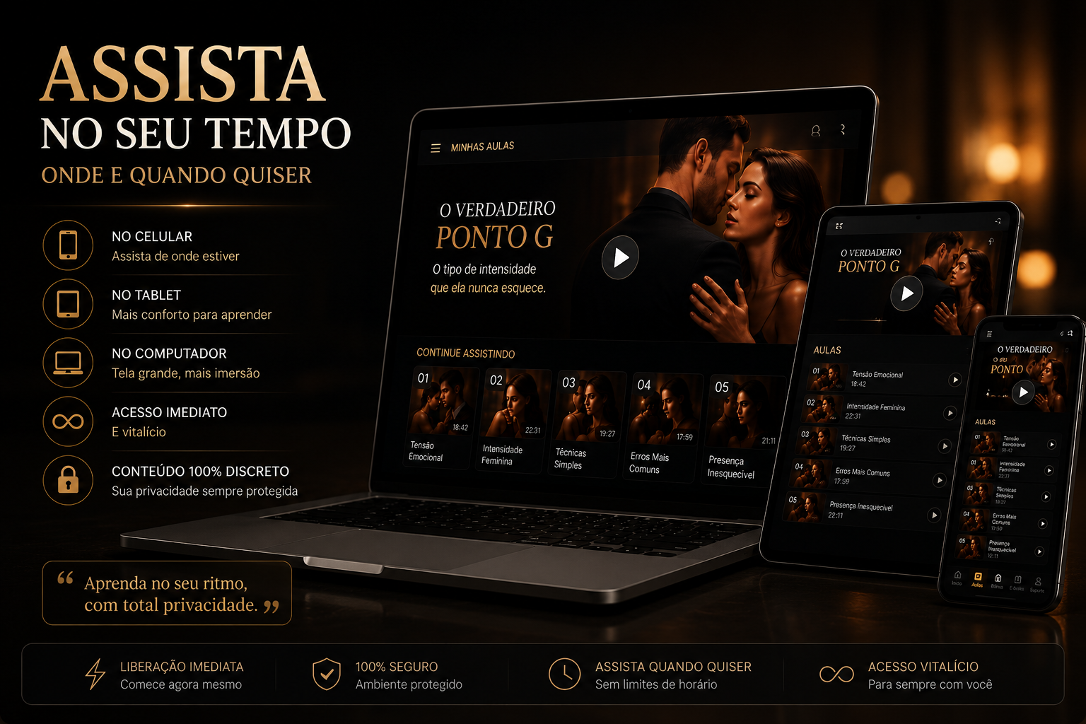 Area de membros premium